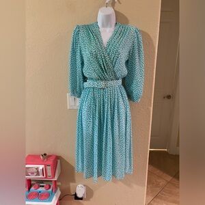 Vintage Alexis petite belted dress